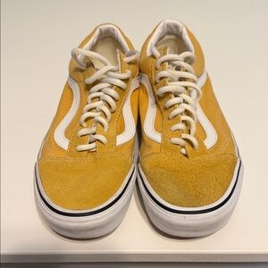 Vans Yellow and White Men's Shoes
